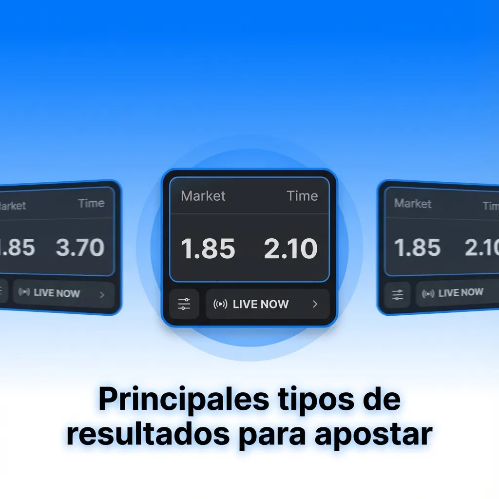 Infografía en español que explica tipos de apuestas: 1X2, doble oportunidad, totales, hándicap asiático y ambos marcan.