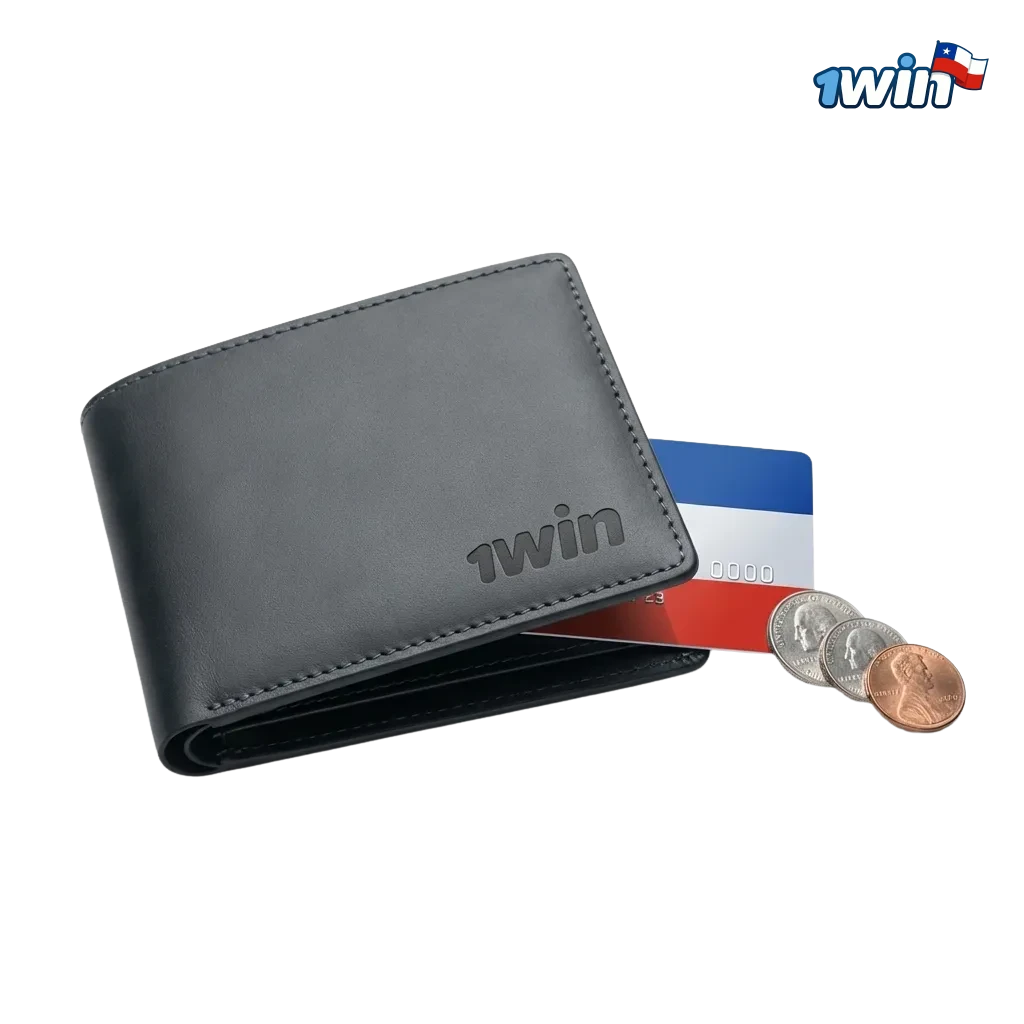 Infografía de 1win Chile con métodos de depósito locales, montos mínimos y máximos y bono por primeros cuatro depósitos